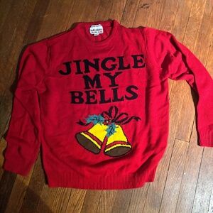 Jingle my Bells (real jingles) Christmas Pullover Ugly Sweater